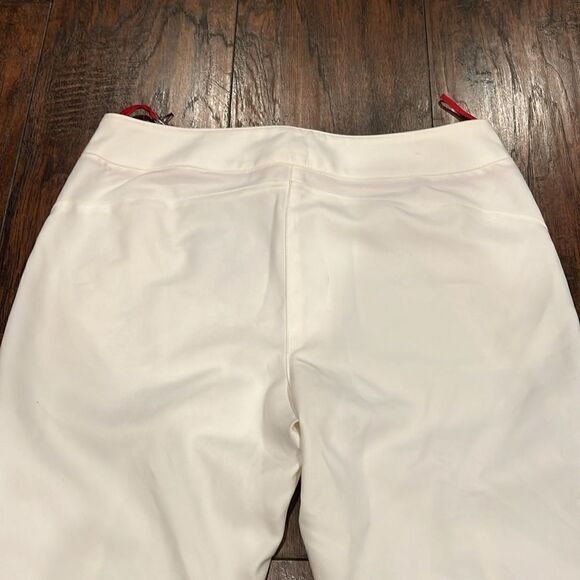 NWT Prada white pants zip pockets up front with Teflon fabric protector size 30 - Picture 9 of 13